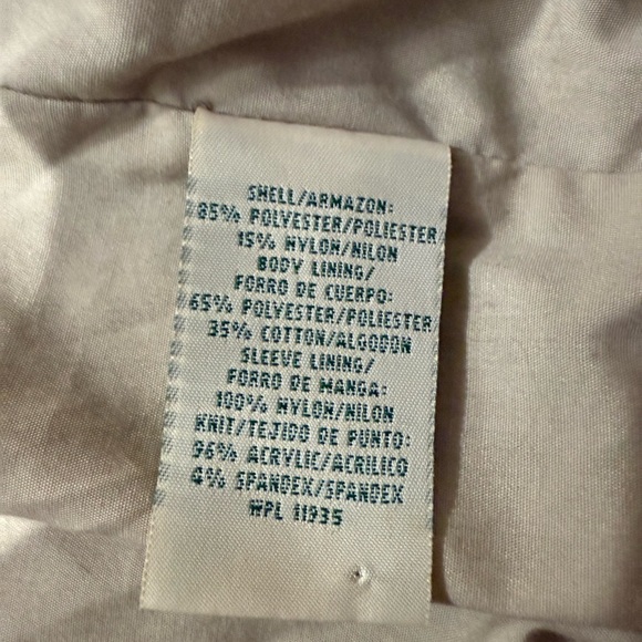 Vintage St. John’s Bay Lined Zip Jacket Gray | 90s Classic Outerwear - Picture 6 of 8